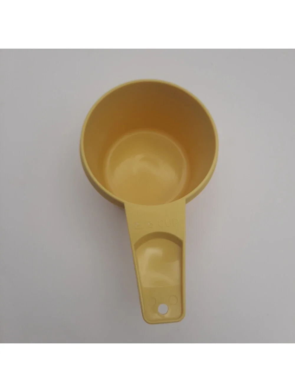 Tupperware Measuring 2/3 Cup Replacement Mustard Yellow Kitchen Gadget